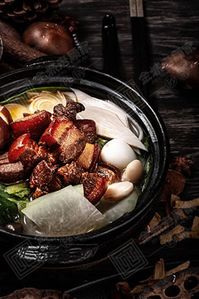 红烧肉砂锅